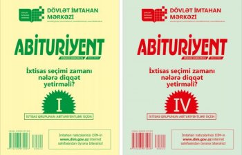 I və IV qruplar üzrə “İxtisas seçimi zamanı nələrə diqqət yetirməli?” adlı kitabçalar nəşr olunub