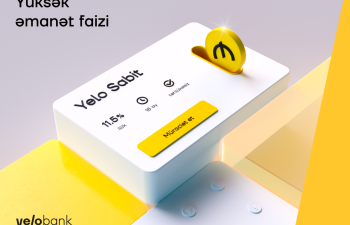Yelo Bank-da əmanət hesabı aç, 11.5% qazan!  