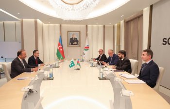 SOCAR-ın prezidenti Pakistanın dövlət neft naziri ilə görüşüb