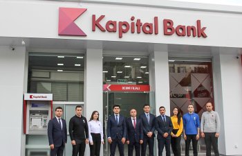 Kapital Bank yeni konsepsiyaya malik Əcəmi filialını istifadə verdi