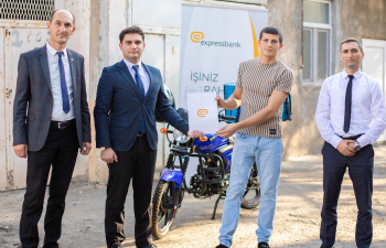 Expressbank daha bir Vətən müharibəsi iştirakçısına dəstək oldu