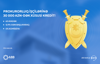 ABB-dən prokurorluq işçiləri üçün sərfəli təklif