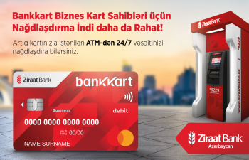 Bankkart Bizness kart sahibləri üçün nağdlaşdırma indi daha da rahat