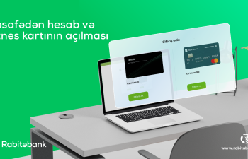 Artıq Rabitəbank müştəriləri banka getmədən hesab aça biləcəklər