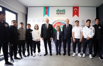 Azərbaycan və Türkiyə prezidentləri Zəngilanda “Dost Aqropark”ın birinci mərhələsinin açılışında iştirak ediblər