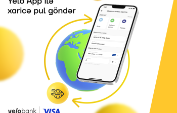 Yelo App ilə xarici bank kartlarına pul köçürün