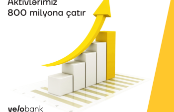 Yelo Bank-ın aktivləri 800 mln manata çatır 