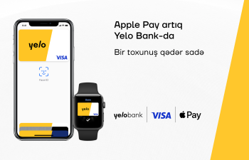 Apple Pay artıq Yelo Bank-da! 