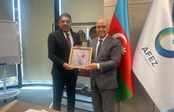 TÜRKONFED Ələt Azad İqtisadi Zonasının rəhbəri ilə görüşüb
