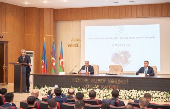 Göyçayda “Narçılıqla bağlı həyata keçirilən işlər və qarşıda duran vəzifələr” mövzusunda müşavirə keçirilib