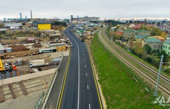 Bakının “Baksol yolu”nun daha bir hissəsi təmir edilib