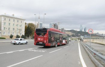 Avtobus zolaqlarına girən sürücülərə - Xəbərdarlıq