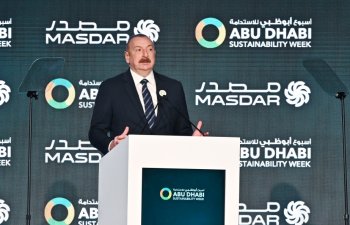 Prezident: “Masdar” ilə əməkdaşlıq Azərbaycanı çox mühüm yaşıl enerji mənbəyinə çevirəcək