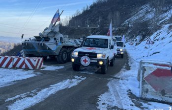 Laçın-Xankəndi yolu: BQXK-yə məxsus 6 avtomobilin aksiya ərazisindən keçidinə şərait yaradılıb - FOTO