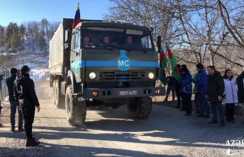 Sülhməramlıların daha 6 avtomobilinin aksiya ərazisindən sərbəst keçidi təmin olunub