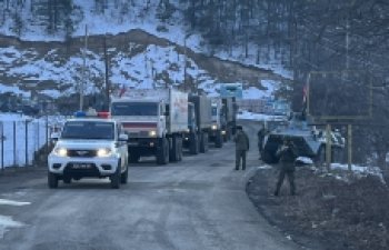 Ekoaksiya: Rusiya sülhməramlılarının növbəti avtomobil karvanı aksiya ərazisindən sərbəst keçib