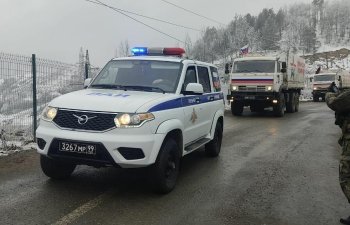 Xankəndi yolundan RSK-ya məxsus 24 avtomobil keçdi - FOTO