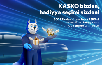 PAŞA Sığortadan “Kasko bizdən, hədiyyə seçimi sizdən!” adlı yeni kampaniya