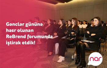 “Nar” Gənclər Gününə həsr olunmuş tədbirdə iştirak edib