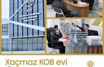 3 ildə “Xaçmaz KOB evi”ndə sahibkarlara 90 mindən çox xidmət göstərilib