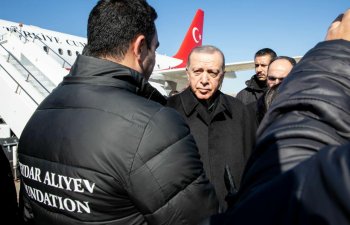 Ərdoğan Heydər Əliyev Fondunun nümayəndələri ilə görüşüb - FOTO