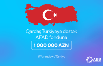 ABB 1 milyon manat ianə etdi!