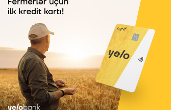 Yelo Bank-dan fermerlər üçün ilk kredit kartı