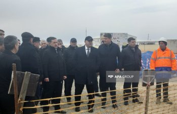 Şəhərsalma üzrə işçi qrupu Ağdamda yaşayış binalarının tikildiyi ərazilərə baxış keçirib - FOTO