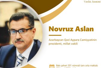 Novruz Aslan məktəblilərlə görüşəcək