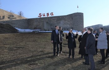 İslam İnkişaf Bankı Qrupunun prezidenti Şuşaya səfər edib - FOTO