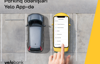 Parkinq ödənişləri artıq Yelo App-də