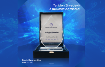 Bank Respublika 6 nominasiya üzrə qalib seçildi!