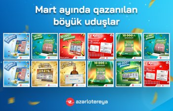 “Azərlotereya” mart ayında 11 böyük uduş təqdim edib