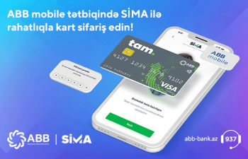 SİMA ilə kart sifarişləri daha da asanlaşdı!