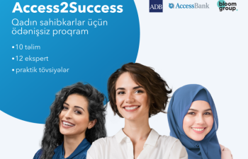 Access2Success-2: AccessBank qadın sahibkarlar üçün ödənişsiz proqrama yenidən start verir