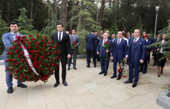 “Cahan Holding”in qurucusu Ulu öndər Heydər Əliyevin 100 illiyinə həsr edilmiş tədbirdə iştirak edib - FOTO