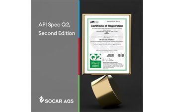 SOCAR AQŞ “API Spec Q2” İkinci Nəşr Sertifikatını əldə edir