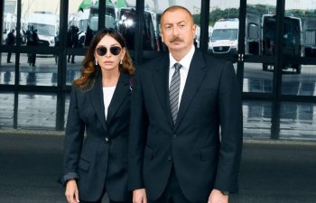 İlham Əliyev və Mehriban Əliyeva Hadrut qəsəbəsində 360 şagird yerlik məktəb binasının bərpa layihəsi ilə tanış olublar