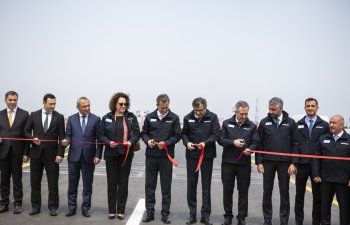 Bakı-Rusiya yolunda yeni texnologiyaya əsaslanan elektron tərəzinin açılışı olub - FOTO