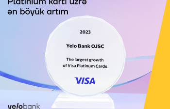 Yelo Bank Visa tərəfindən mükafata layiq görüldü