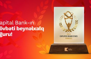 Kapital Bank və onun rəhbər şəxsi qlobal mükafata layiq görülüb