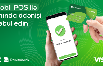 Rabitəbank Visa ilə tərəfdaşlıqda Mobil POS xidmətini istifadəyə verdi!