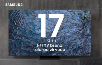 İnnovativ mükəmməlliyin tanınması: Samsung 17-ci ildir ki, qlobal TV bazarına liderlik edir