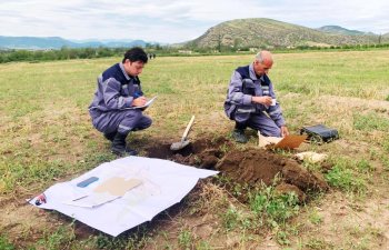 İşğaldan azad edilmiş ərazilərdə yerquruluşu və torpaq kadastrı işləri davam etdirilir - FOTO