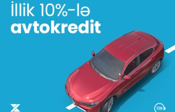 Xalq Bankdan illik 10%-lə avtokredit