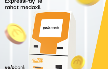 Yelo Bank hesablarına ExpressPay ilə rahat mədaxil et