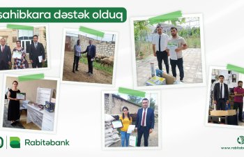 Rabitəbank vətəndaşlara şəxsi biznesini qurmağa dəstək oldu