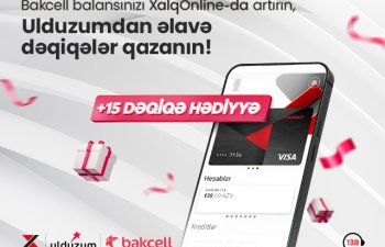 Xalq Bank və “Bakcell”dən XalqOnline istifadəçiləri üçün hədiyyə danışıq dəqiqələri!