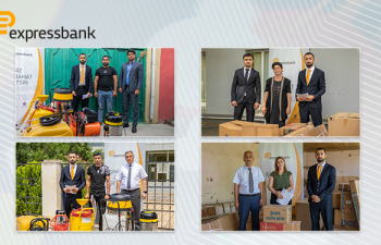 Expressbank daha 4 aztəminatlı şəxsə dəstək olub - FOTO