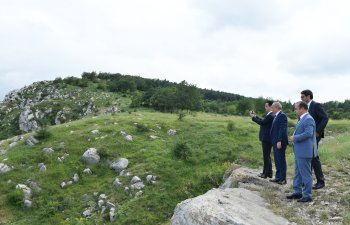 Özbəkistan nümayəndə heyəti Şuşada görülən işlərlə tanış olub - FOTO